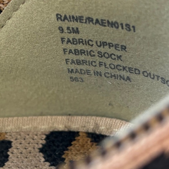 Steve Madden Raine Knit Slip-On Loafers Leopard Print Size 9.5M (WORN ONCE) - Picture 4 of 5